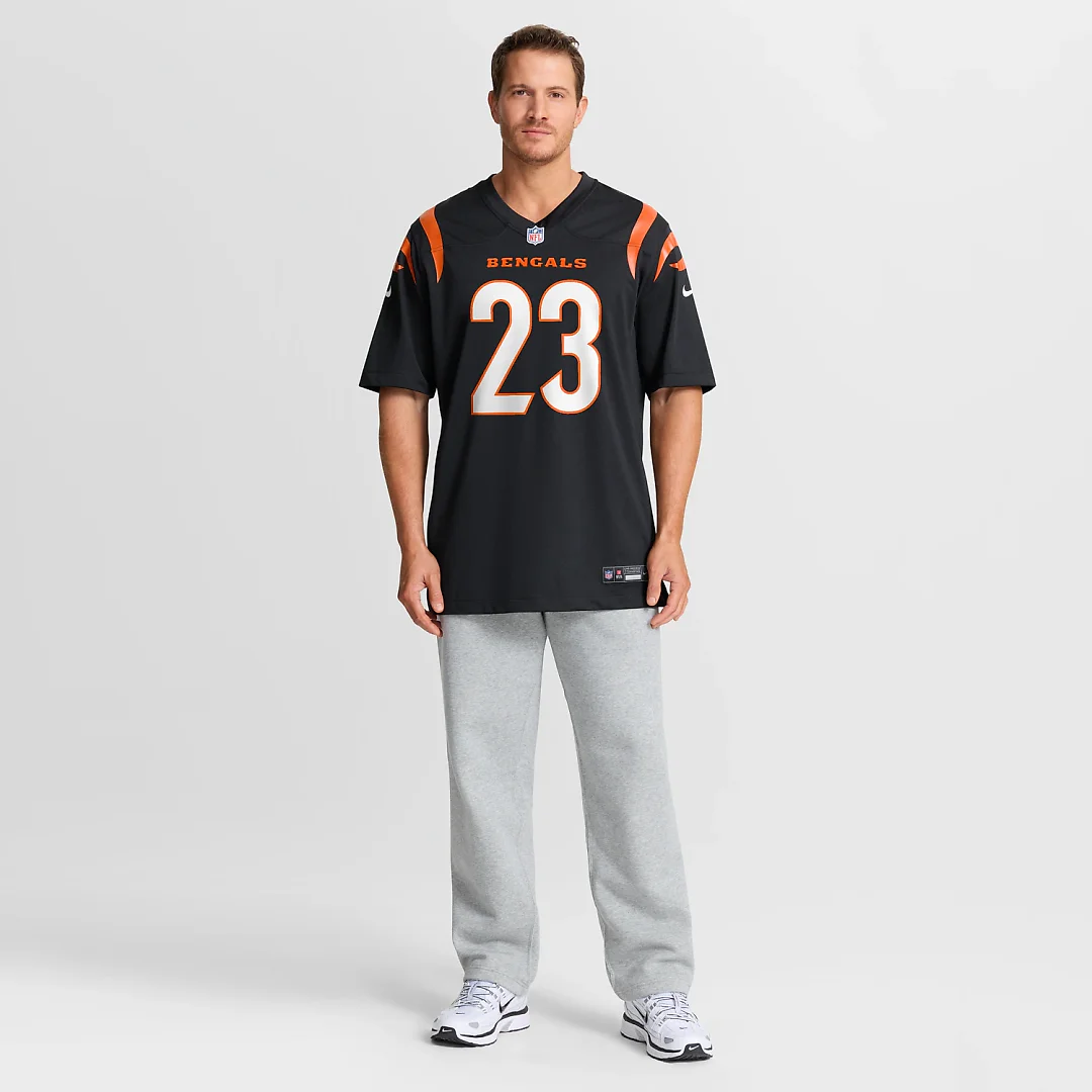 Zennovawear Daxton Hill Cincinnati Bengals Player Game Jersey - Black