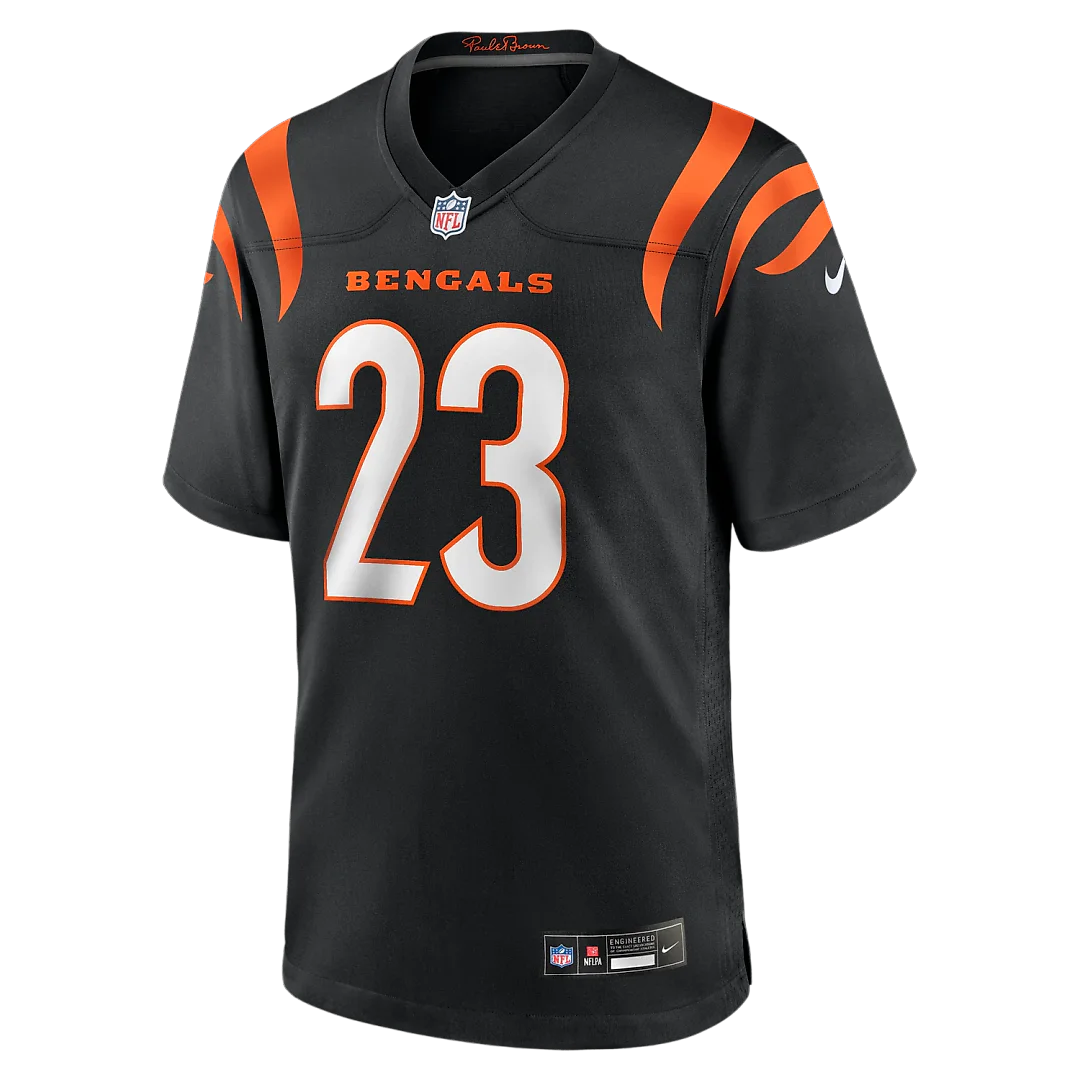 Zennovawear Daxton Hill Cincinnati Bengals Player Game Jersey - Black