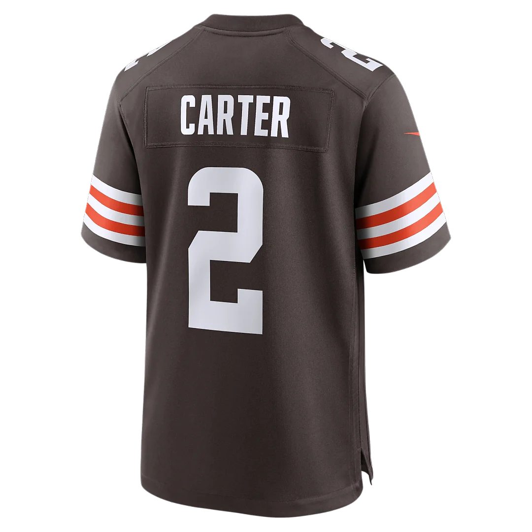 Zennovawear DeAndre Carter Cleveland Browns Team Game Jersey - Brown