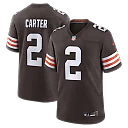 Zennovawear DeAndre Carter Cleveland Browns Team Game Jersey - Brown
