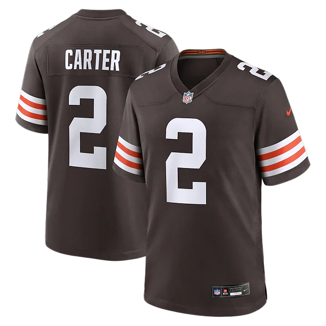 Zennovawear DeAndre Carter Cleveland Browns Team Game Jersey - Brown