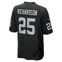 Zennovawear Decamerion Richardson Las Vegas Raiders Team Game Jersey - Black