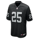 Zennovawear Decamerion Richardson Las Vegas Raiders Team Game Jersey - Black
