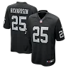Zennovawear Decamerion Richardson Las Vegas Raiders Team Game Jersey - Black