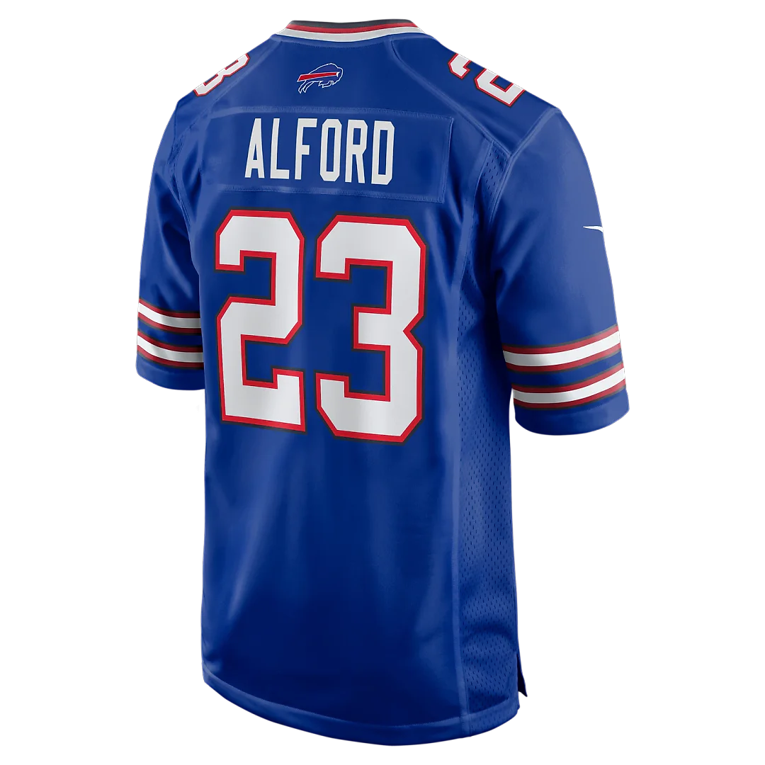 Zennovawear Dee Alford Buffalo Bills Team Game Jersey - Royal