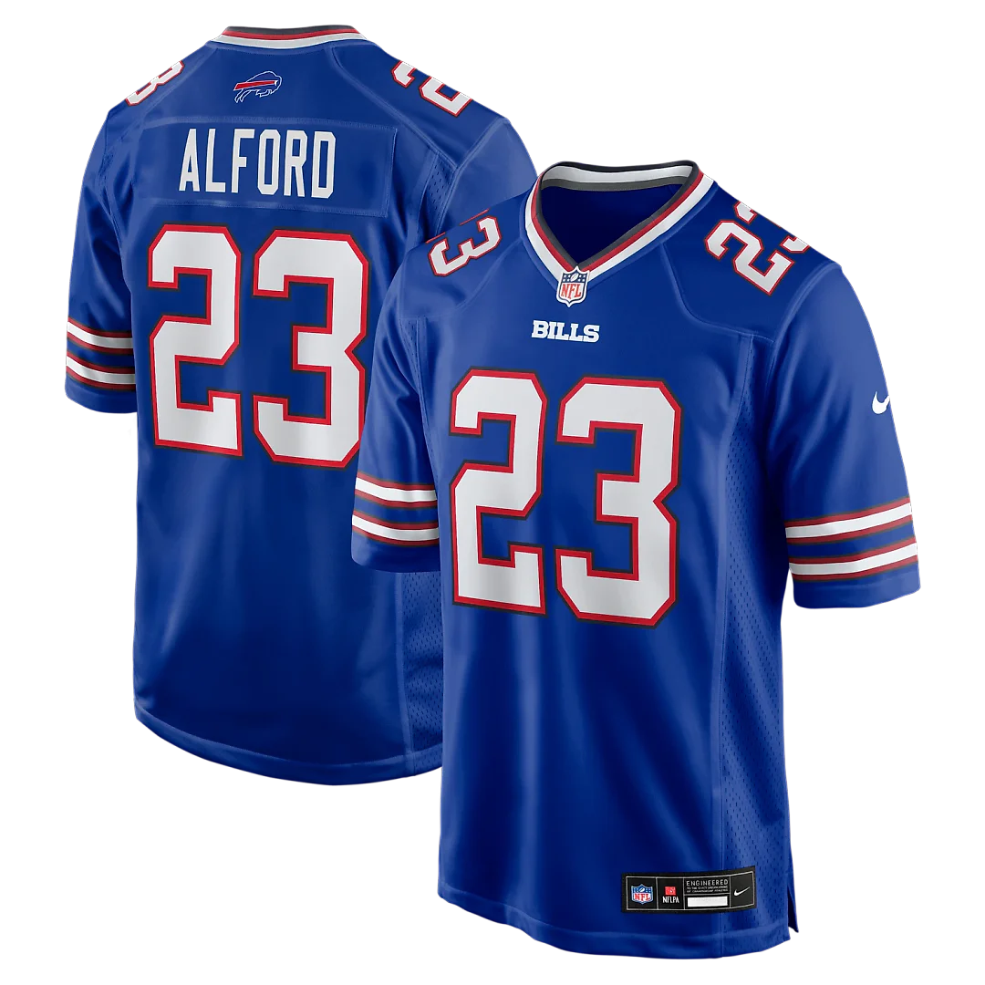 Zennovawear Dee Alford Buffalo Bills Team Game Jersey - Royal
