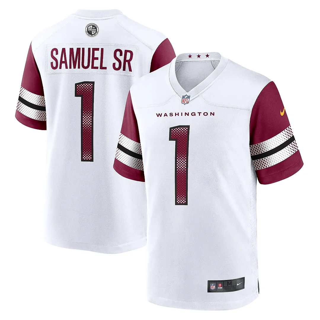 Zennovawear Deebo Samuel Sr Washington Commanders Game Player Jersey - White