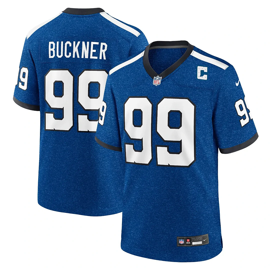 Zennovawear DeForest Buckner Indianapolis Colts Alternate Game Jersey - Blue