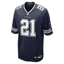 Zennovawear Deion Sanders Dallas Cowboys Team Retired Player Game Jersey - Navy