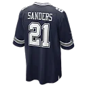 Zennovawear Deion Sanders Dallas Cowboys Team Retired Player Game Jersey - Navy