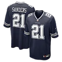 Zennovawear Deion Sanders Dallas Cowboys Team Retired Player Game Jersey - Navy
