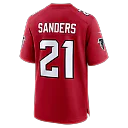 Zennovawear Deion Sanders Atlanta Falcons Retired Player Game Jersey - Red