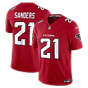 Zennovawear Deion Sanders Atlanta Falcons Team Vapor FUSE. Stitched Retired Limited Jersey - Red