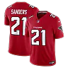 Zennovawear Deion Sanders Atlanta Falcons Team Vapor FUSE. Stitched Retired Limited Jersey - Red