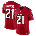 Zennovawear Deion Sanders Atlanta Falcons Team Vapor FUSE. Stitched Retired Limited Jersey - Red