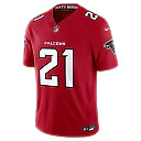 Zennovawear Deion Sanders Atlanta Falcons Team Vapor FUSE. Stitched Retired Limited Jersey - Red