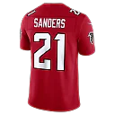 Zennovawear Deion Sanders Atlanta Falcons Team Vapor FUSE. Stitched Retired Limited Jersey - Red