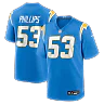 Zennovawear Del'Shawn Phillips Los Angeles Chargers Team Game Jersey - Powder Blue
