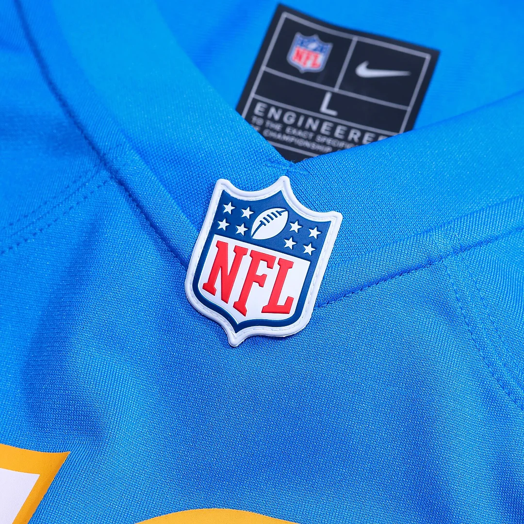 Zennovawear Del'Shawn Phillips Los Angeles Chargers Team Game Jersey - Powder Blue