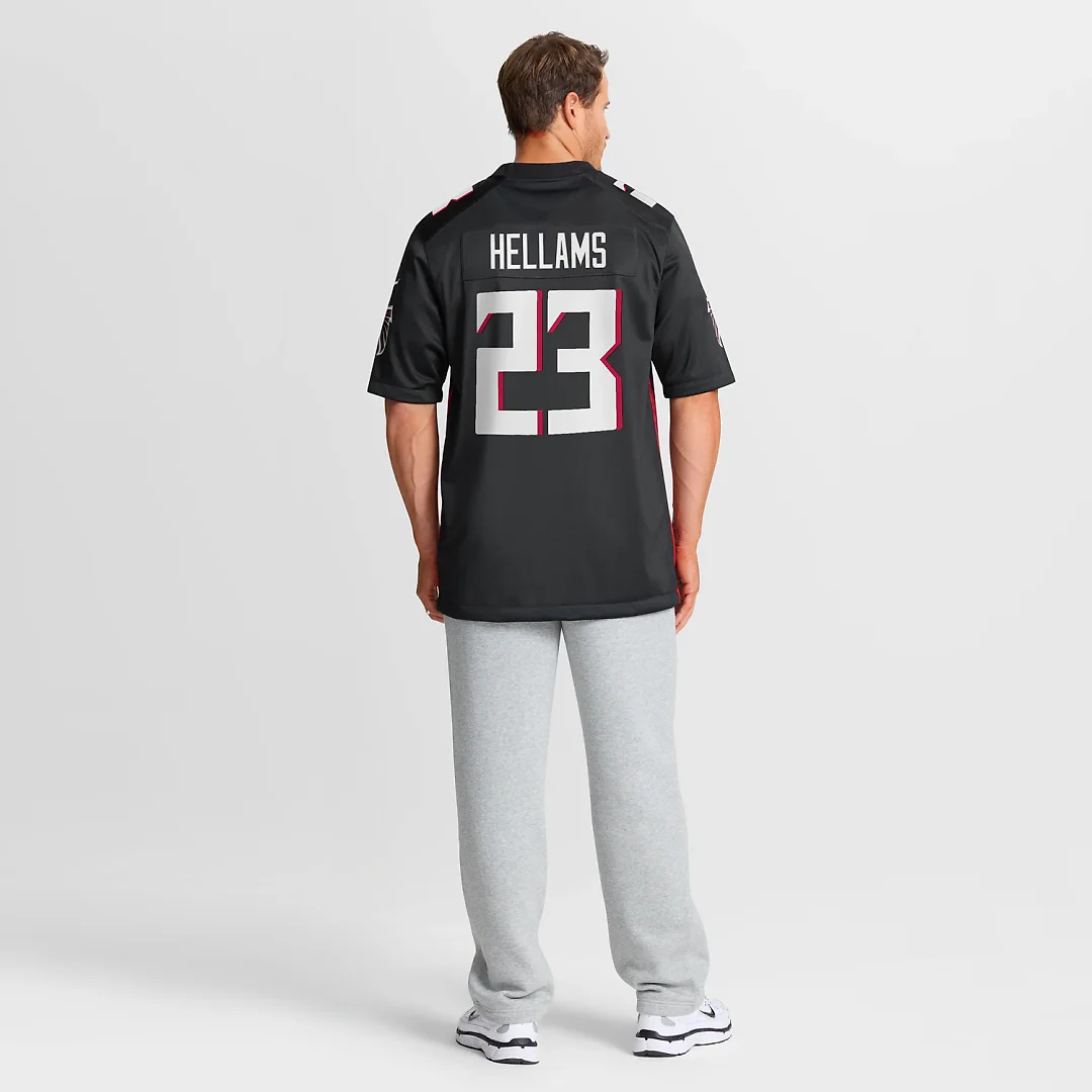 Zennovawear DeMarcco Hellams Atlanta Falcons Team Game Jersey - Black