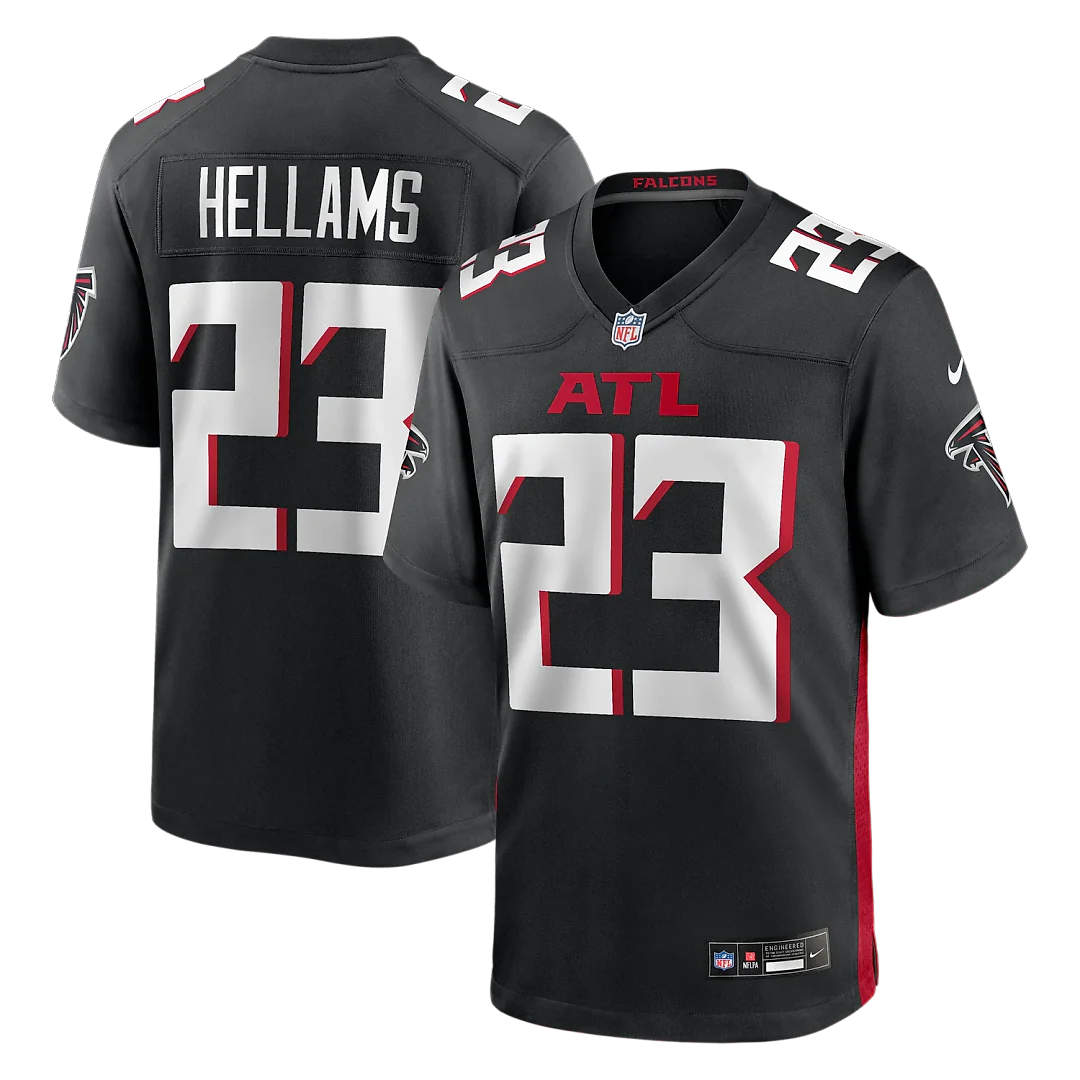 Zennovawear DeMarcco Hellams Atlanta Falcons Team Game Jersey - Black