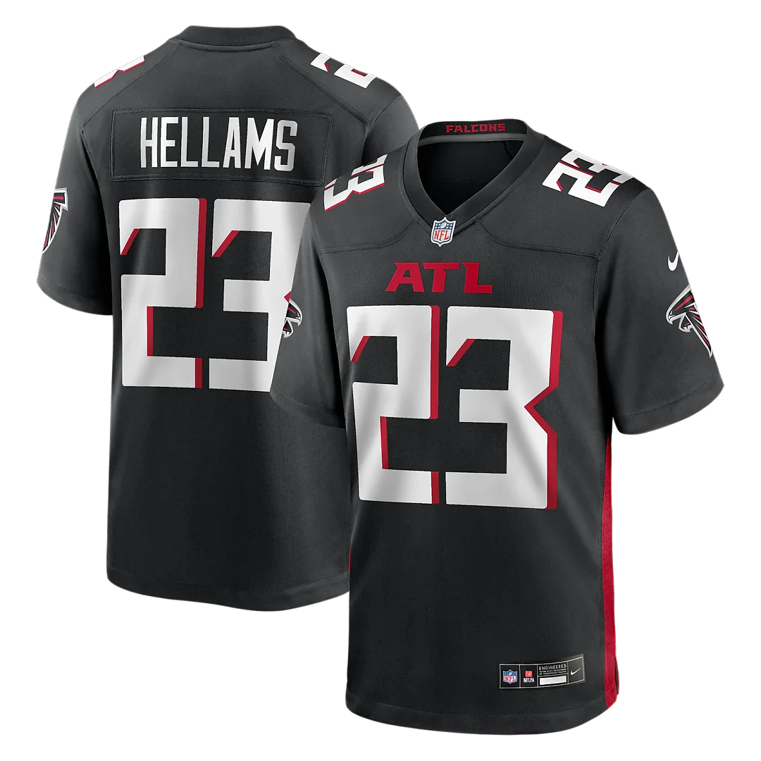 Zennovawear DeMarcco Hellams Atlanta Falcons Team Game Jersey - Black