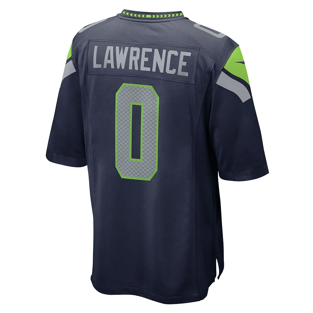 Zennovawear DeMarcus Lawrence Seattle Seahawks Team Game Jersey - College Navy