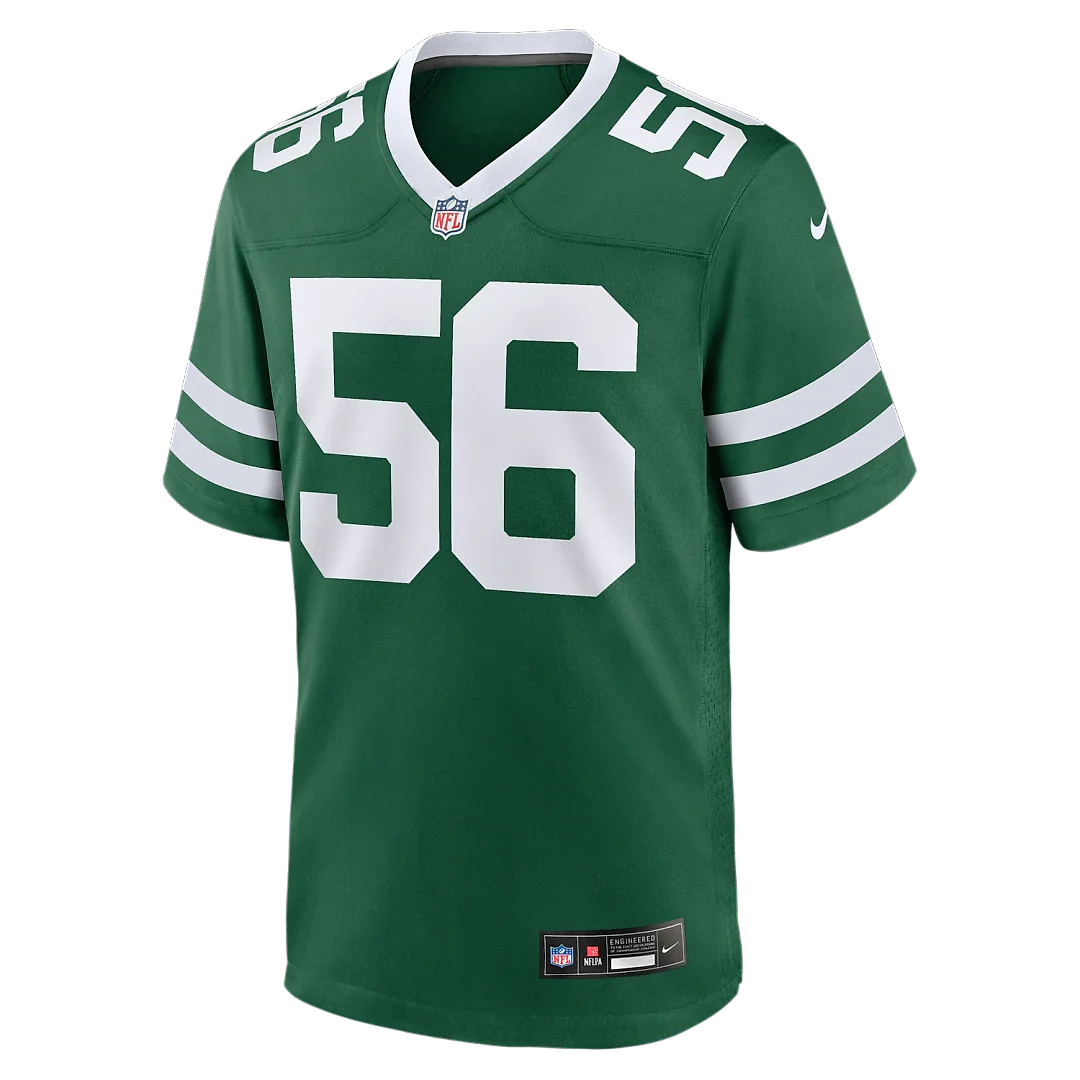 Zennovawear Demario Davis New York Jets Team Game Jersey - Legacy Green