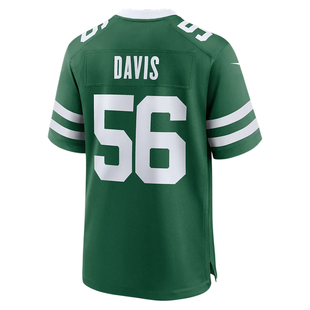 Zennovawear Demario Davis New York Jets Team Game Jersey - Legacy Green