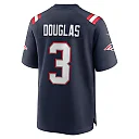 Zennovawear Demario Douglas New England Patriots Game Jersey - Navy