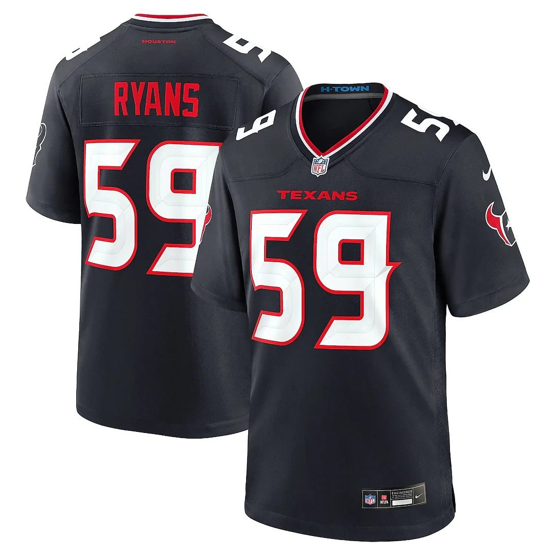 Zennovawear DeMeco Ryans Houston Texans Team Retired Game Jersey - Navy