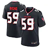 Zennovawear DeMeco Ryans Houston Texans Team Retired Game Jersey - Navy