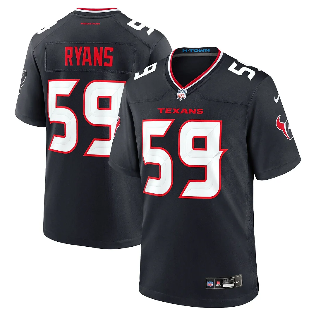 Zennovawear DeMeco Ryans Houston Texans Team Retired Game Jersey - Navy