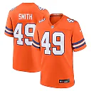 Zennovawear Dennis Smith Denver Broncos Retired Player Alternate Game Jersey - Orange