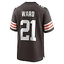 Zennovawear Denzel Ward Cleveland Browns Game Jersey - Brown