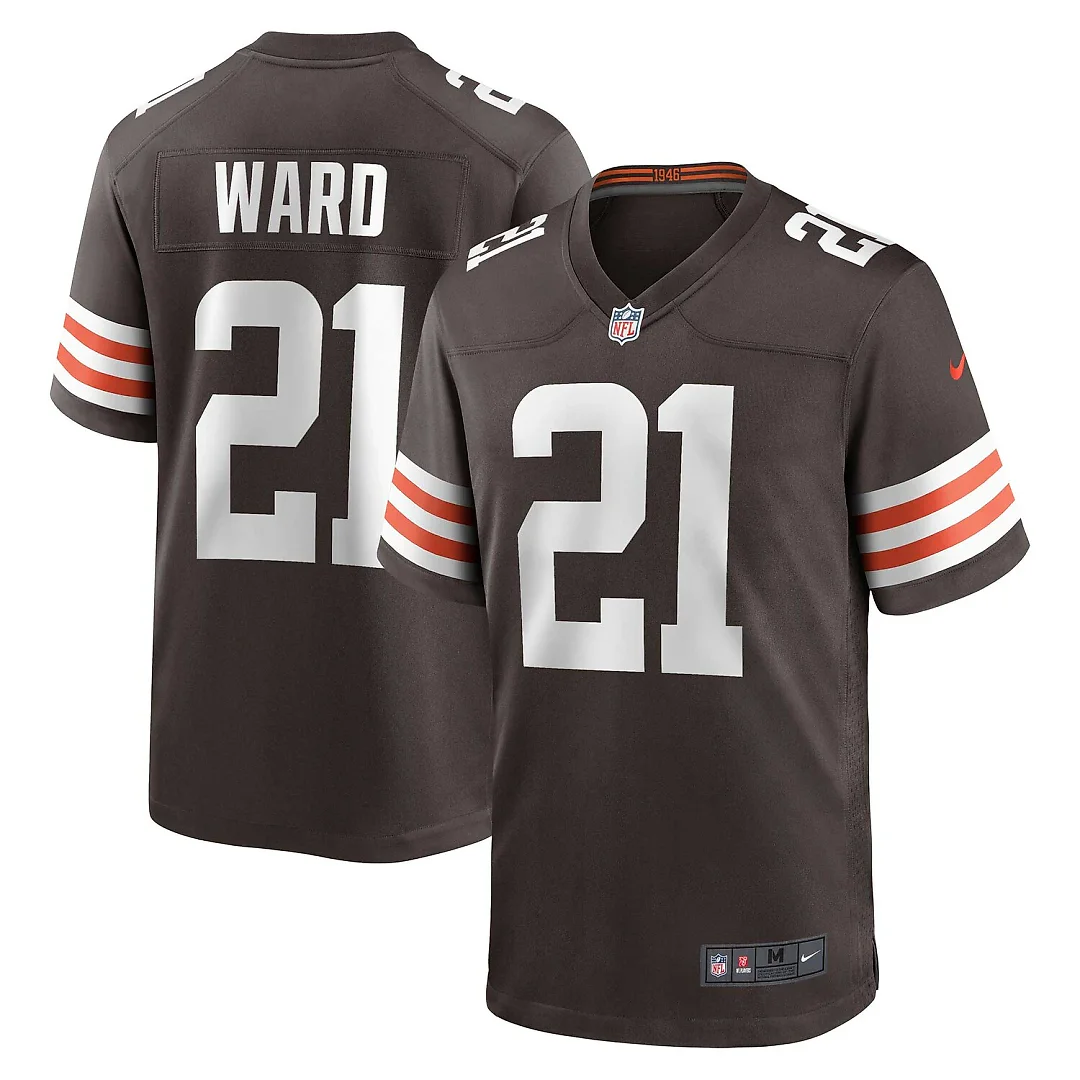 Zennovawear Denzel Ward Cleveland Browns Game Jersey - Brown