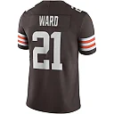 Zennovawear Denzel Ward Cleveland Browns Vapor Limited Jersey - Brown
