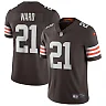 Zennovawear Denzel Ward Cleveland Browns Vapor Limited Jersey - Brown