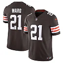 Zennovawear Denzel Ward Cleveland Browns Vapor FUSE. Limited Jersey - Brown