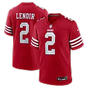 Zennovawear Deommodore Lenoir San Francisco 49ers Game Jersey - Scarlet