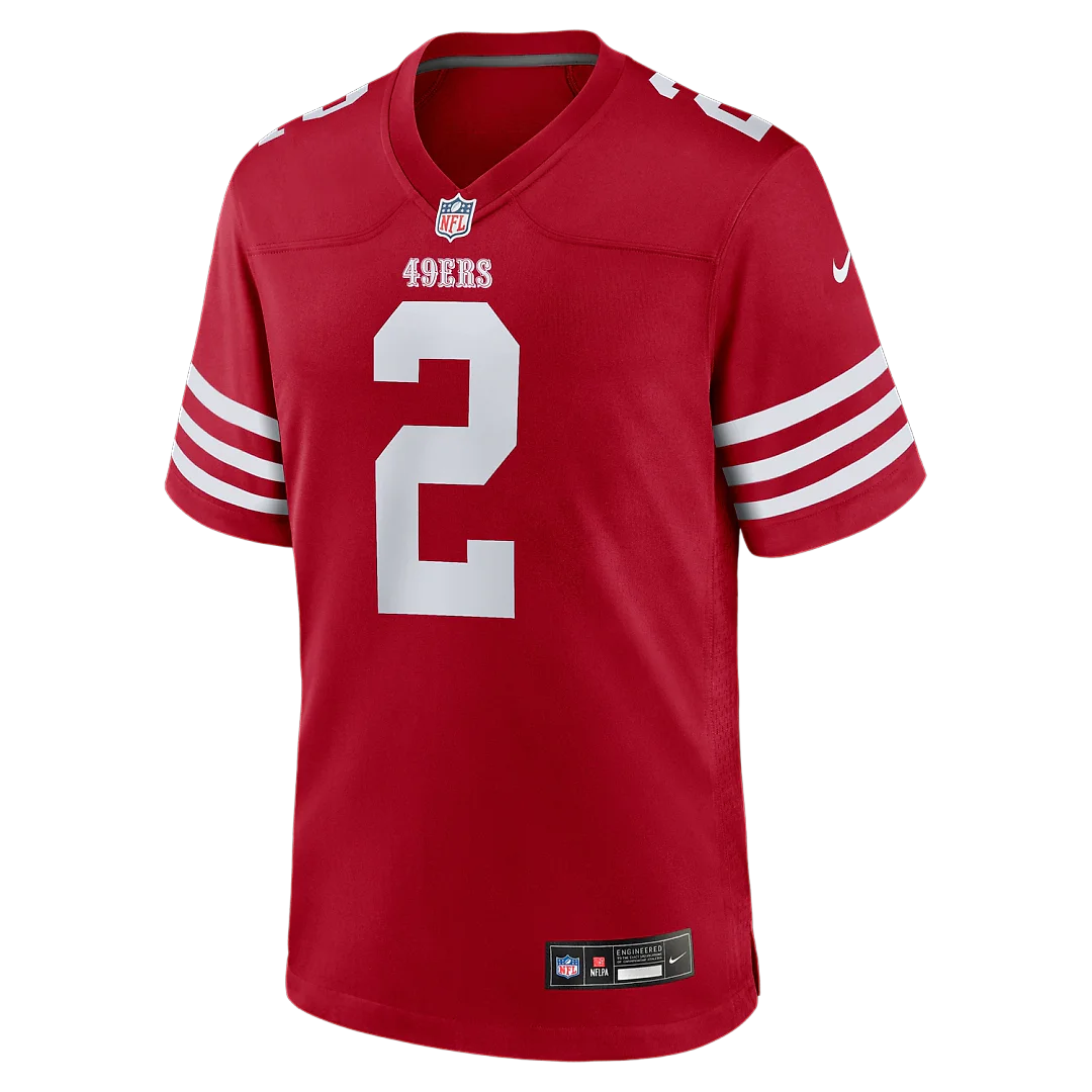 Zennovawear Deommodore Lenoir San Francisco 49ers Game Jersey - Scarlet