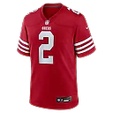 Zennovawear Deommodore Lenoir San Francisco 49ers Game Jersey - Scarlet
