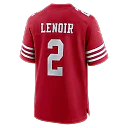 Zennovawear Deommodore Lenoir San Francisco 49ers Game Jersey - Scarlet