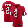 Zennovawear Deommodore Lenoir San Francisco 49ers Game Jersey - Scarlet