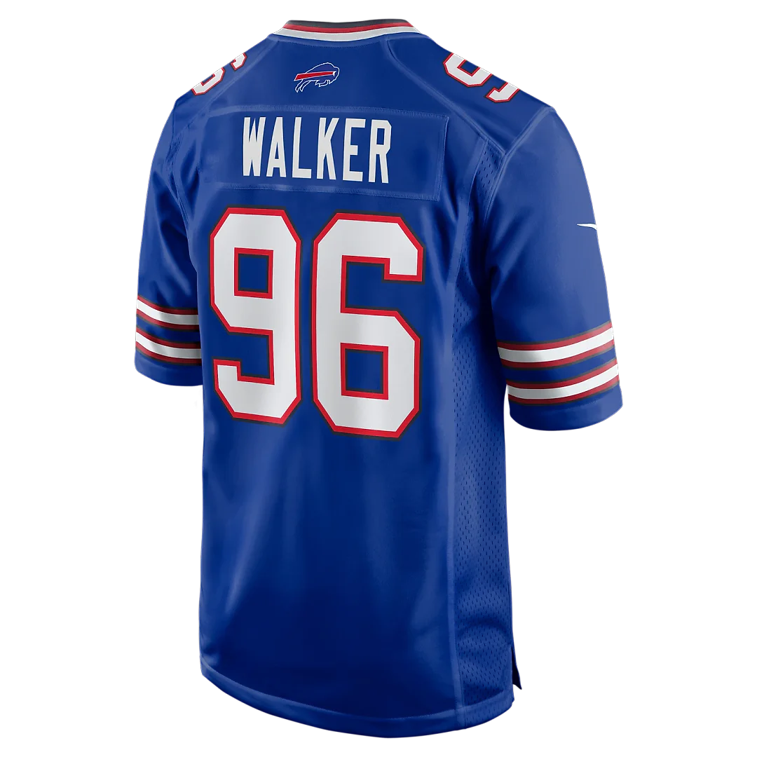 Zennovawear Deone Walker Buffalo Bills Team Game Jersey - Royal