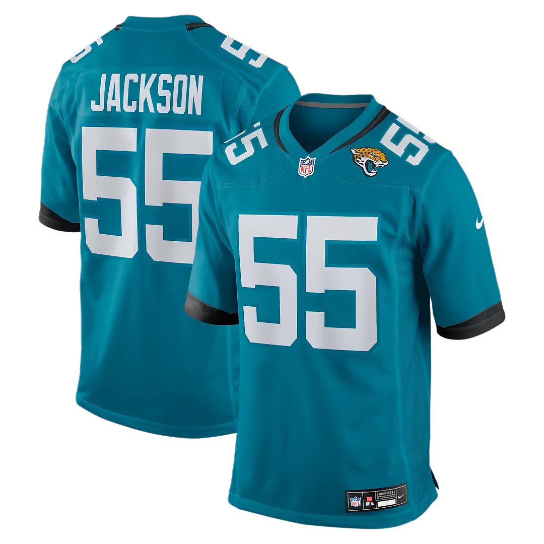 Zennovawear Dequan Jackson Jacksonville Jaguars Game Jersey - Teal