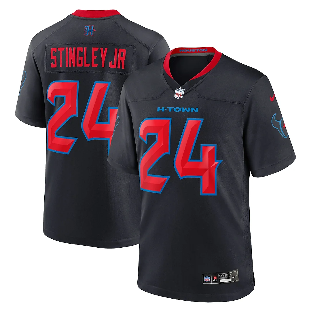 Zennovawear Derek Stingley Jr. Houston Texans 2nd Alternate Game Jersey - Navy