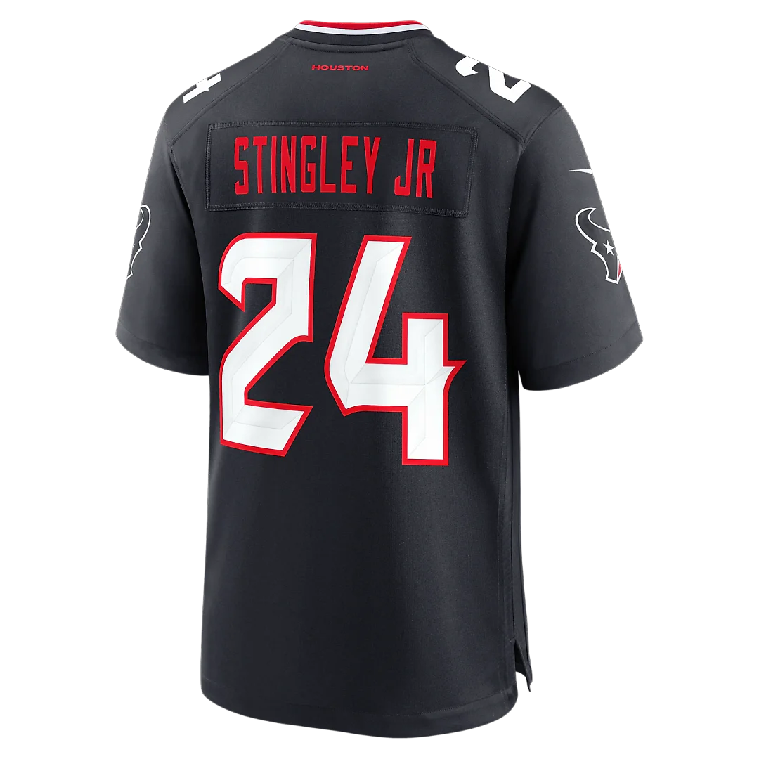 Zennovawear Derek Stingley Jr. Houston Texans Game Jersey - Navy