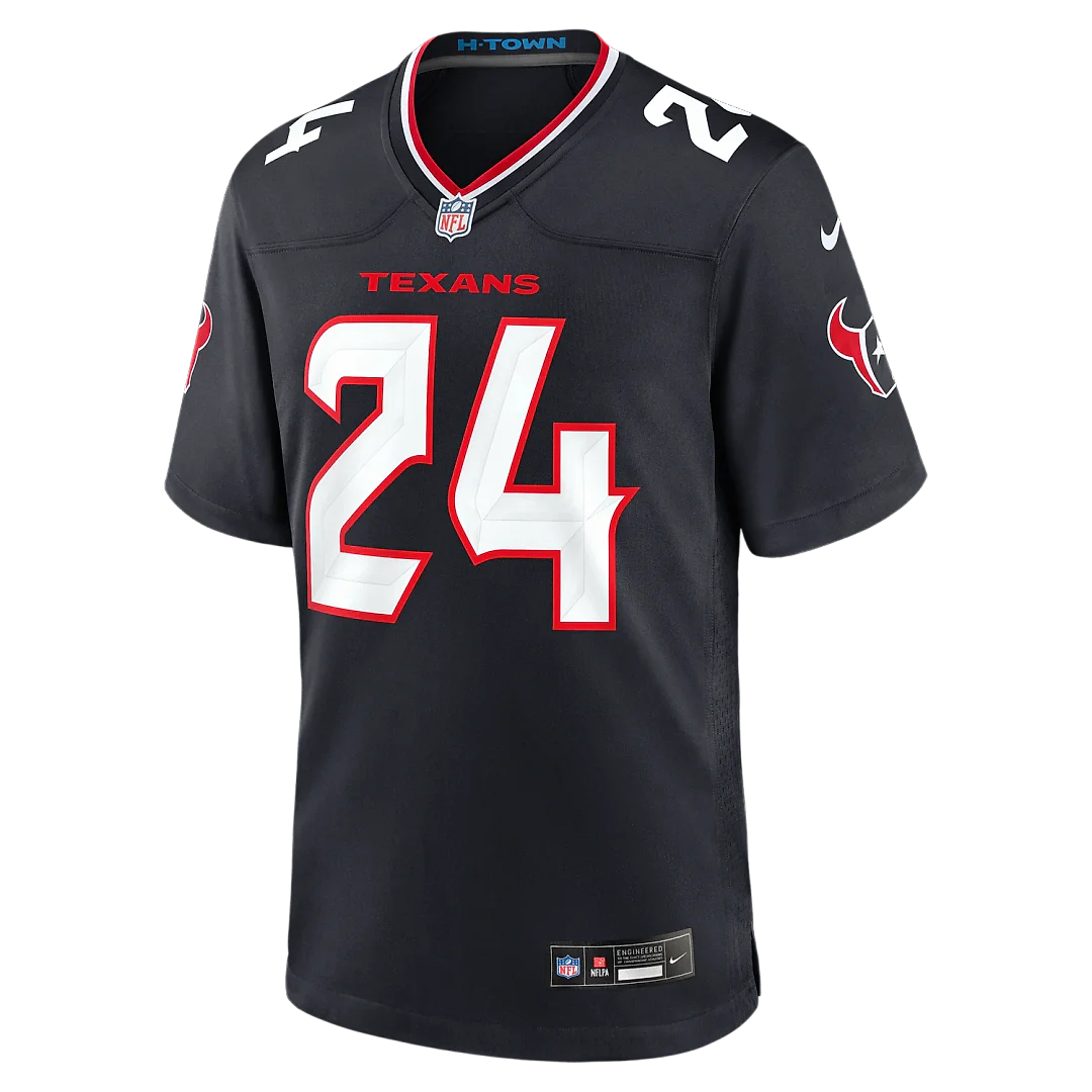 Zennovawear Derek Stingley Jr. Houston Texans Game Jersey - Navy