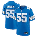 Zennovawear Derrick Barnes Detroit Lions Team Game Jersey - Blue